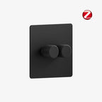 Smart Dimmer Switch - Matt Black 1-4 Gang