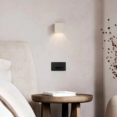 Multiway dimmer - Matt Black 1-4 Gang