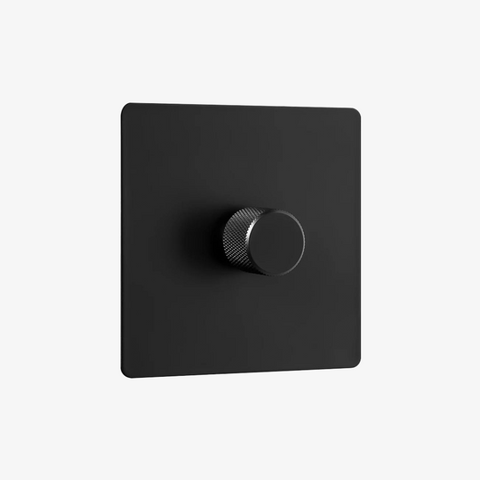 Light Switch - Matt Black 1-4 Gang