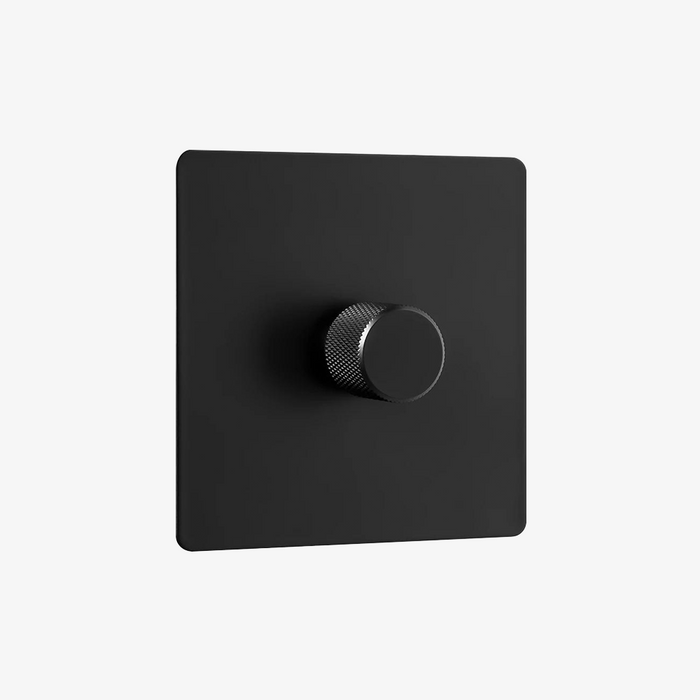 Light Switch - Matt Black 1-4 Gang