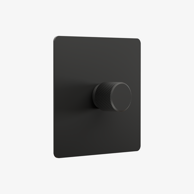 Dummy Dimmer - Matt Black 1-4 Gang