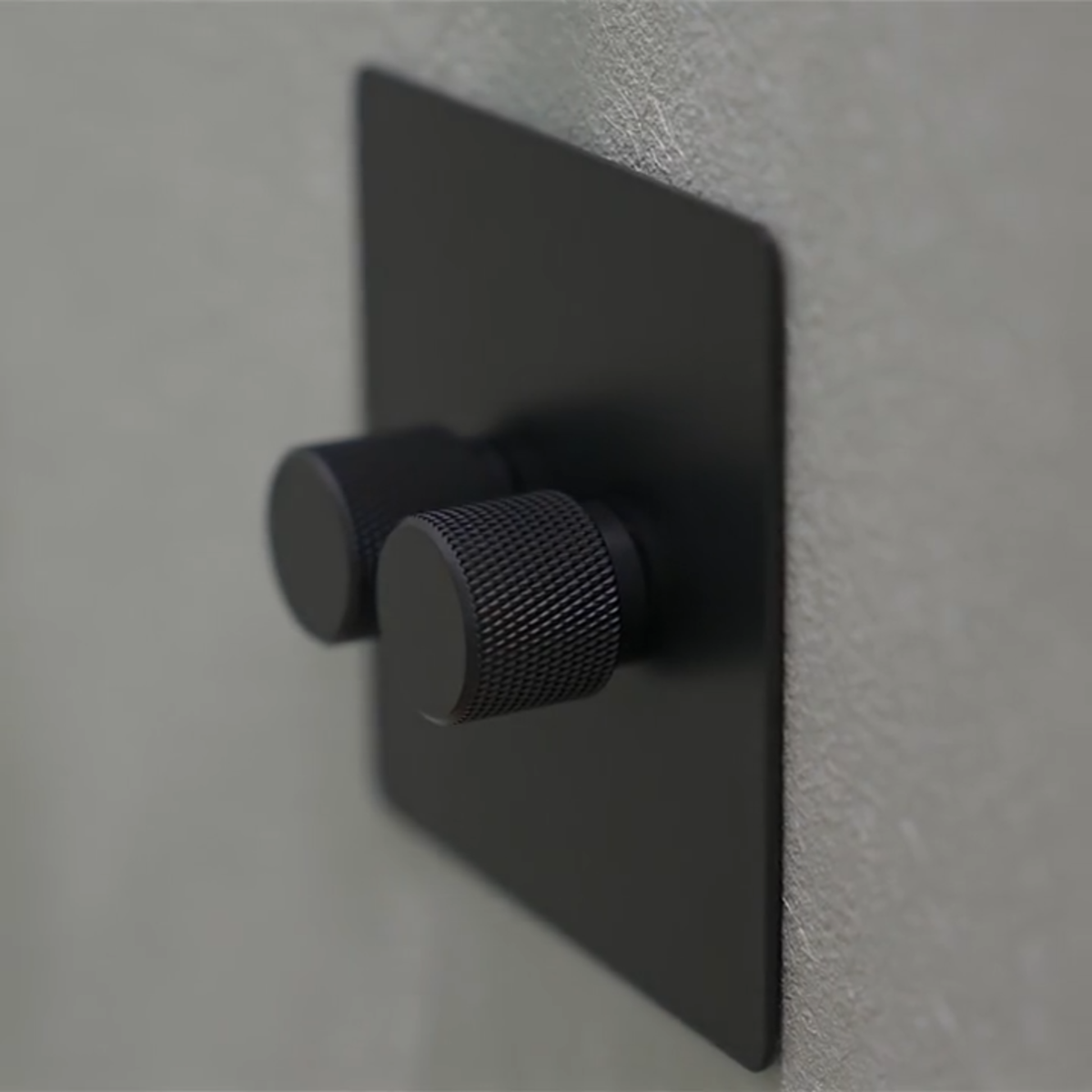 Dummy Dimmer - Matt Black 1-4 Gang