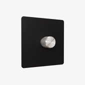 Multi-Point Rotary Dimmer Switch – Matt Black (1–4 Gang)
