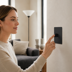 Smart Dimmer Switch - Matt Black 1-4 Gang