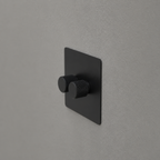 Multi-Point Rotary Dimmer Switch – Matt Black (1–4 Gang)