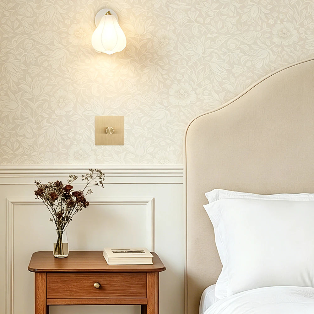 Smart Dimmer Switch - Solid Brushed Brass 1-4 Gang