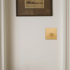 Dimmer Switch – Solid Brushed Brass (1–4 Gang)