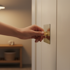 Light Switch - Solid Brushed Brass 1-4 Gang