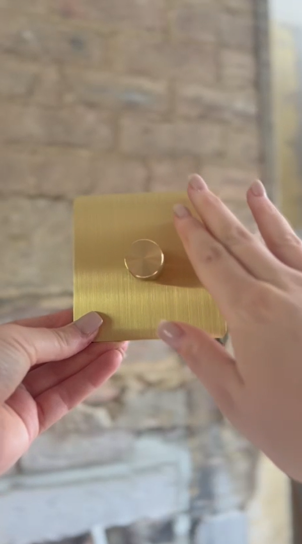 Dimmer switch - Brass