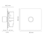 1G Zigbee Smart Dimmer Switch Matt White