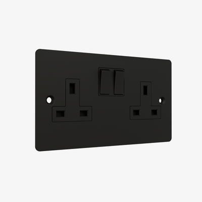 Double Socktes-Matt Black
