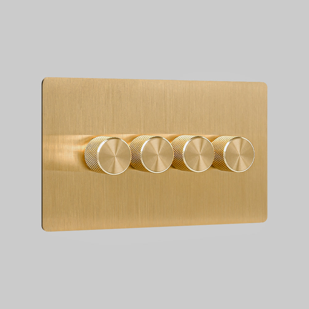 Intermediate_switch_4_Gang(intermediate brass 4 gang dimmer switch)