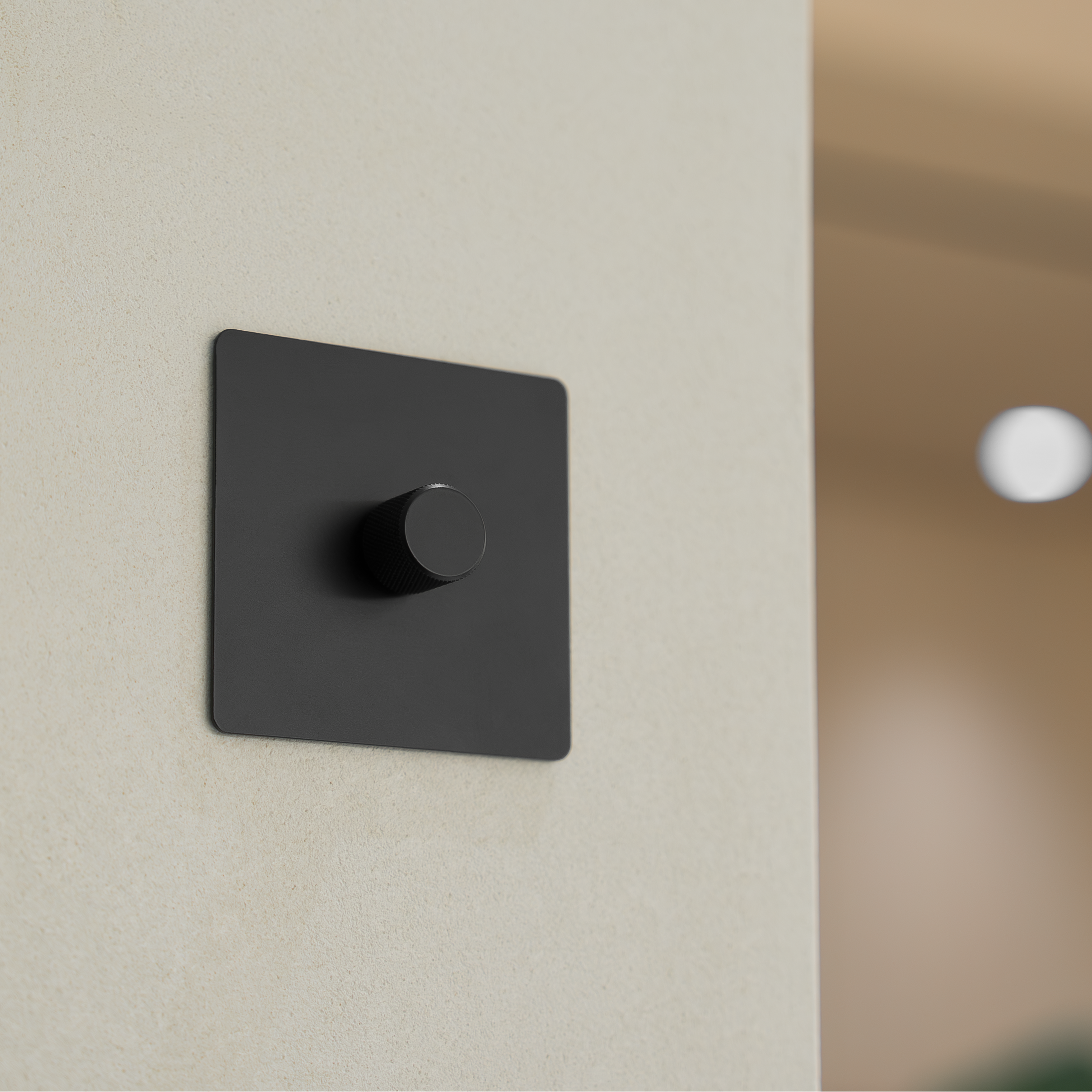 multiway black dimmer and switch