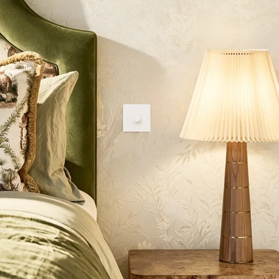 Dimmer Switch – Matt White (1–4 Gang)