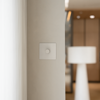 1 gang white multiway dimmer switch for led