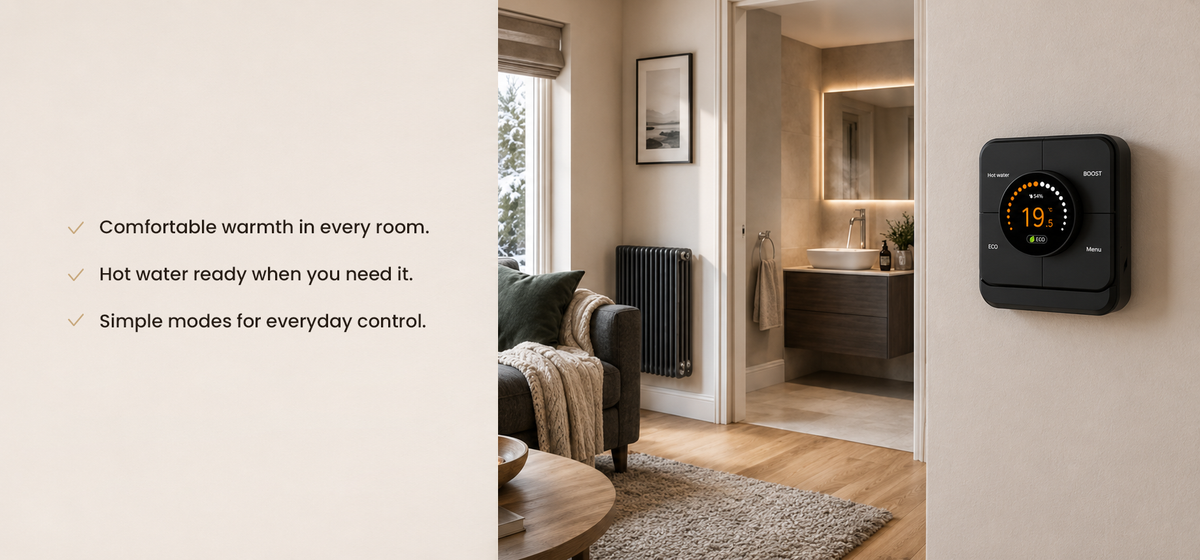 Control your heating and hot water