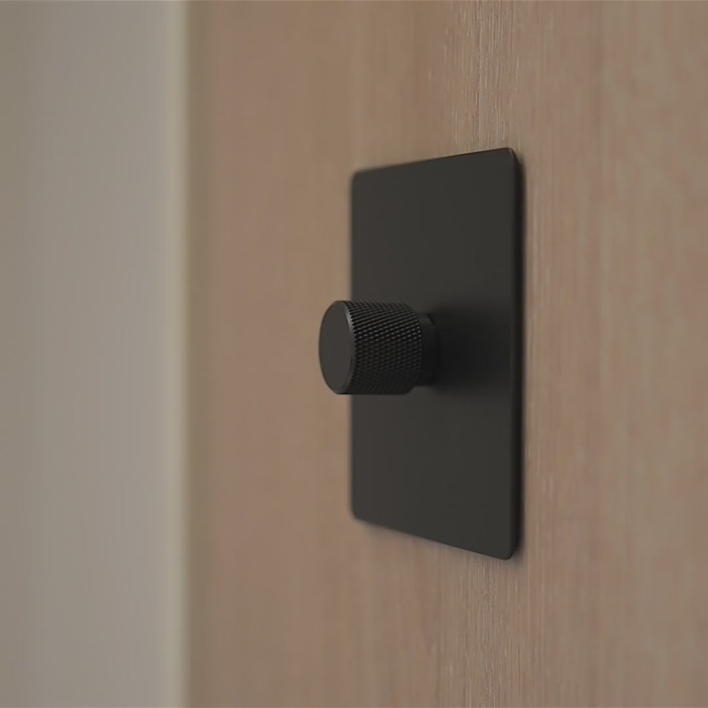 black 1 gang 2 way dummy dimmer switch for led