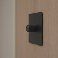 black 1 gang smart dimmer switch for led