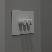 3 gang cream intermediate dummy dimmer