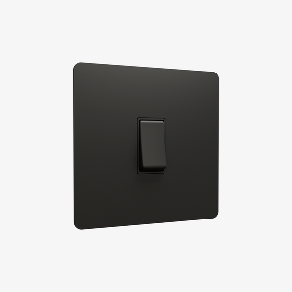 Zigbee Smart Rocker Light Switch-Matt Black 1-4 Gang