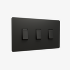 Zigbee Smart Rocker Light Switch-Matt Black 1-4 Gang 1-4 Gang