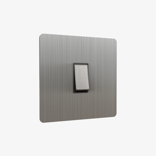Zigbee Smart Rocker Light Switch-Stainless Steel 1-4 Gang