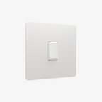Rocker Light Switch-Matt White 1-4 Gang