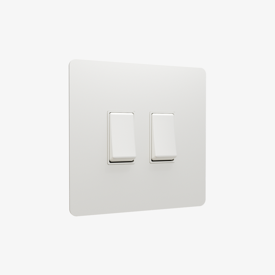 Zigbee Smart Rocker Light Switch-Matt White 1-4 Gang