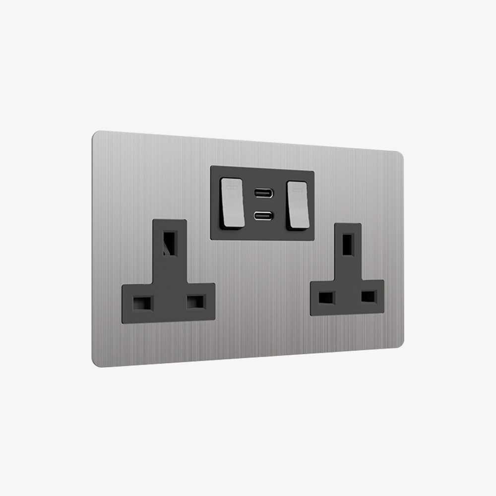 Zigbee Smart Sockets-Stainless Steel