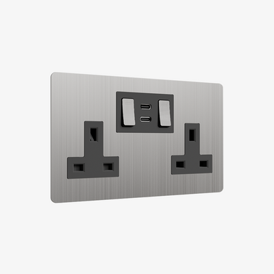 Zigbee Smart Sockets-Stainless Steel