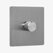 Dummy dimmer - Solid steel 1/2/3/4 Gang