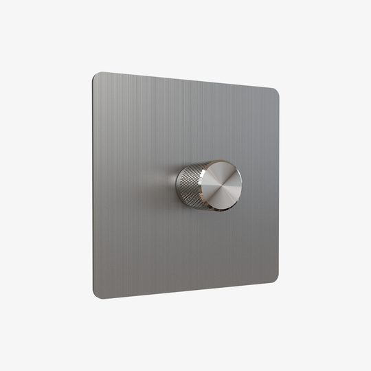 Dummy Dimmer - Solid Stainless Steel 1-4 Gang