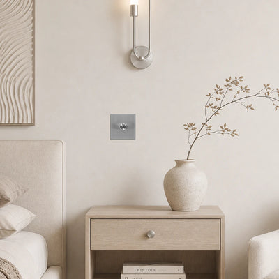 Dimmer switch - Solid Stainless Steel 1-4 Gang