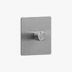 Solid Stainless Steel Dimmer – 1 to 4 Gang