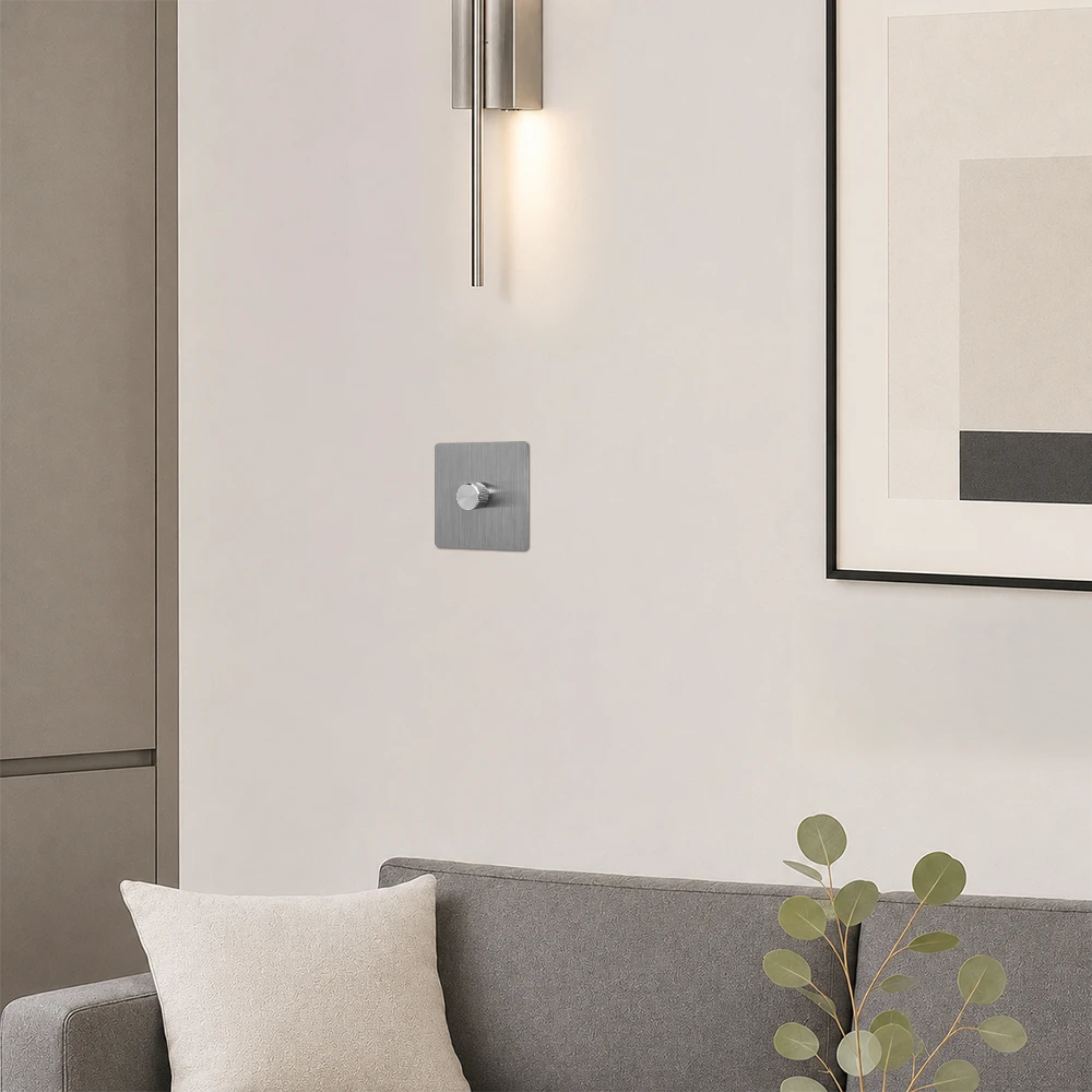 Stainless Steel 1-Gang Two-Way Dimmer Switch