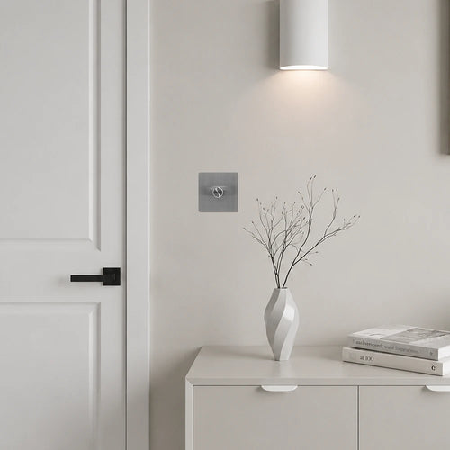 Zigbee Smart Dimmer Switch - Solid Stainless Steel 1-4 Gang