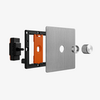 Zigbee Smart Dimmer Switch – Brushed Stainless Steel 1-4 Gang