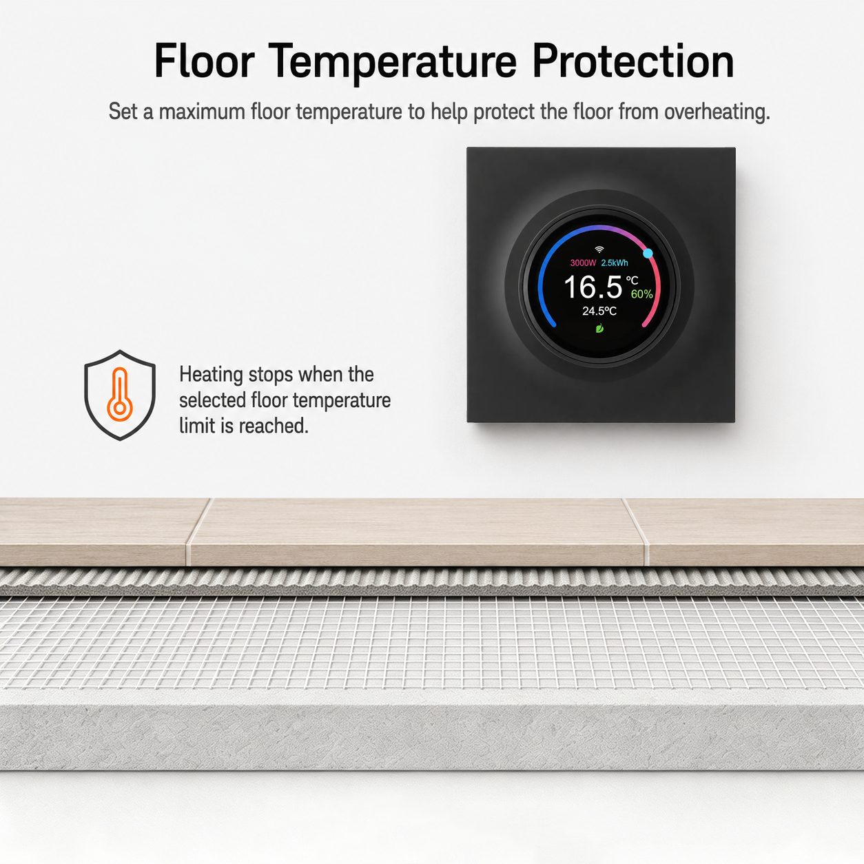 Wi-Fi Underfloor Heating Thermostat