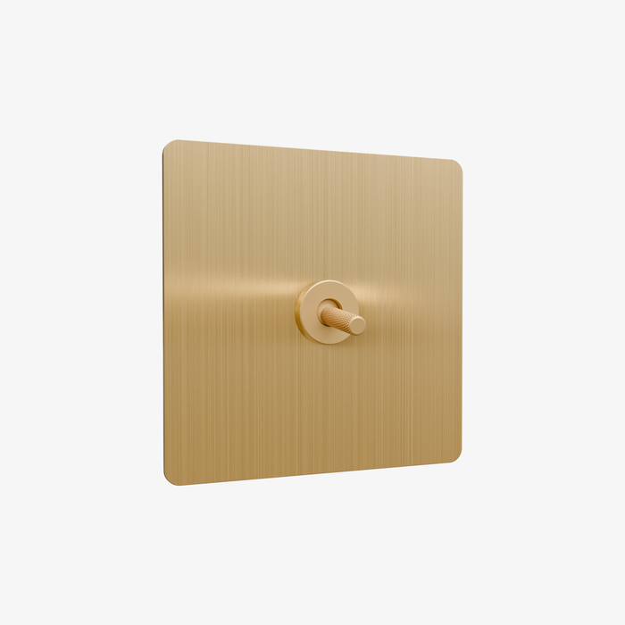 Toggle Light Switch-Brushed Brass（1-4G）