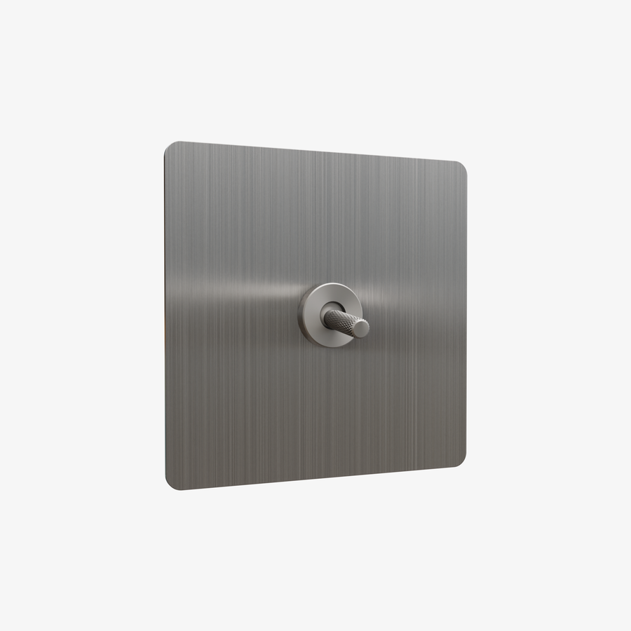 Zigbee Smart Toggle Light Switch-Stainless Steel 1-4 Gang