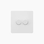 Zigbee Smart Dimmer Switch - Matt White 1-4 Gang