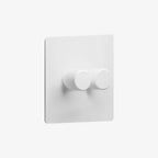 Matt White Light Switch (1–4 Gang)