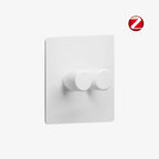 Zigbee Smart Dimmer Switch - Matt White 1-4 Gang