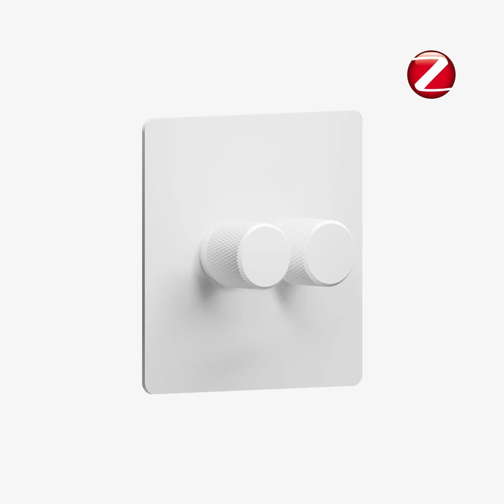 Zigbee Smart Dimmer Switch - Matt White 1-4 Gang