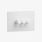 Matt White Light Switch (1–4 Gang)