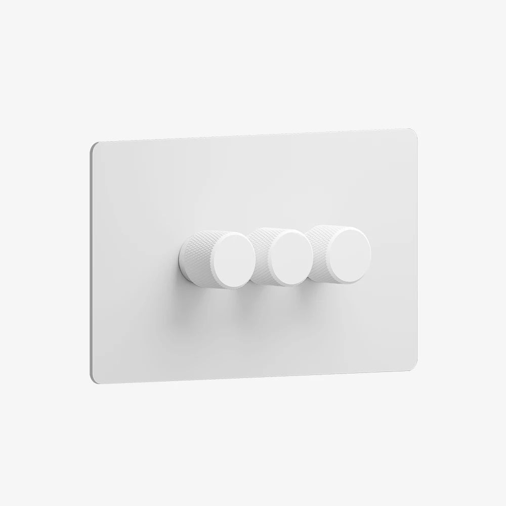 Matt White Light Switch (1–4 Gang)