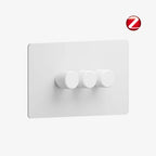Zigbee Smart Dimmer Switch - Matt White 1-4 Gang