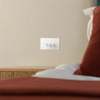 Zigbee Smart Dimmer Switch - Matt White 1-4 Gang
