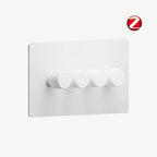 Zigbee Smart Dimmer Switch - Matt White 1-4 Gang