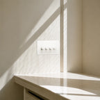 Zigbee Smart Dimmer Switch - Matt White 1-4 Gang